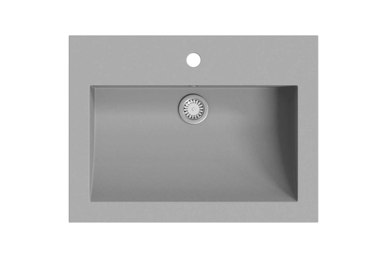 vidaXL 142963 Granite Basin 600x450x120mm Grey-2