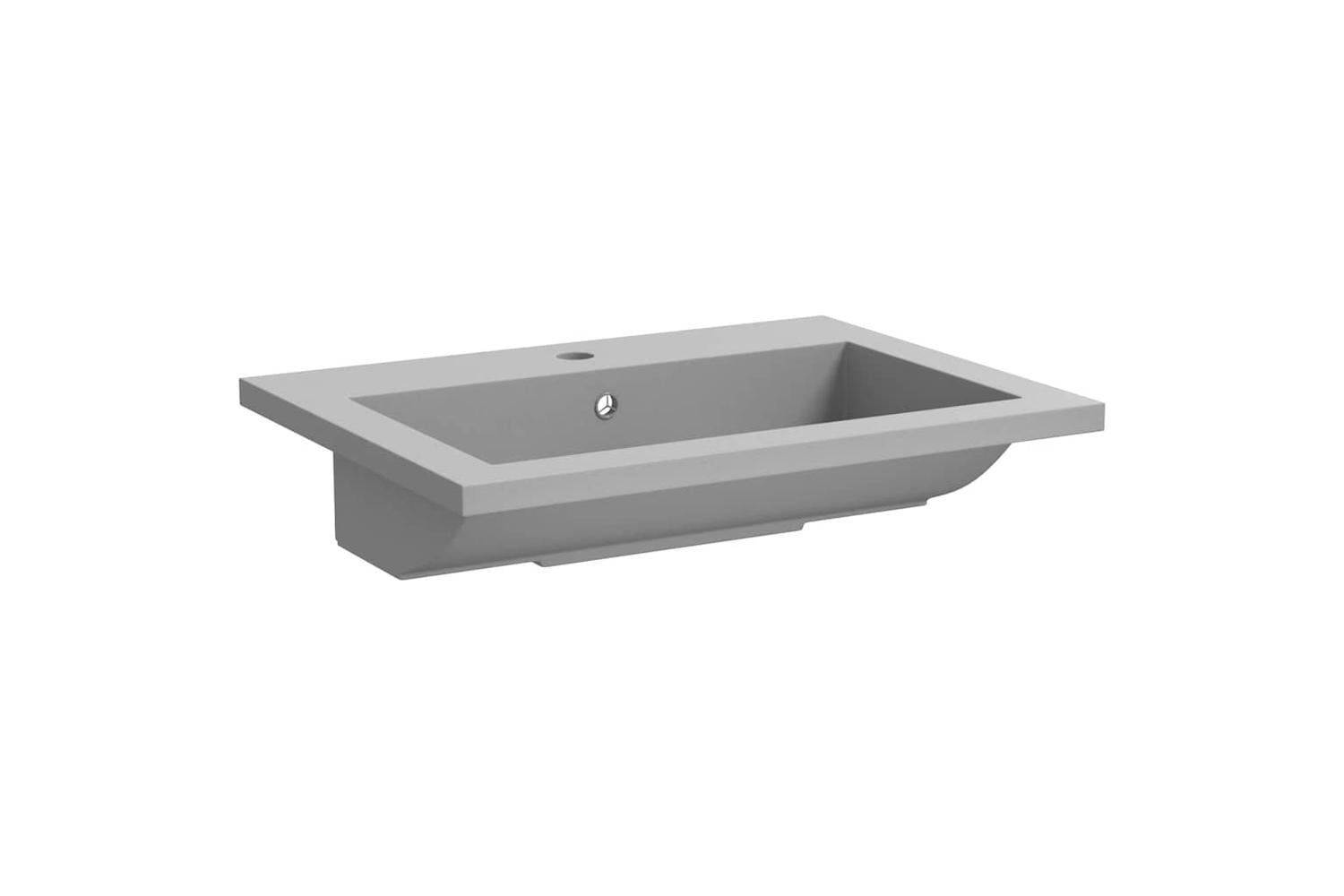 vidaXL 142963 Granite Basin 600x450x120mm Grey-4