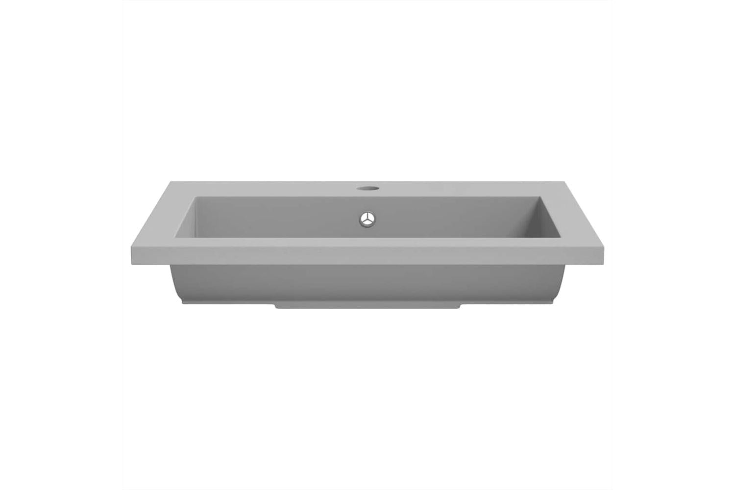 vidaXL 142963 Granite Basin 600x450x120mm Grey-5