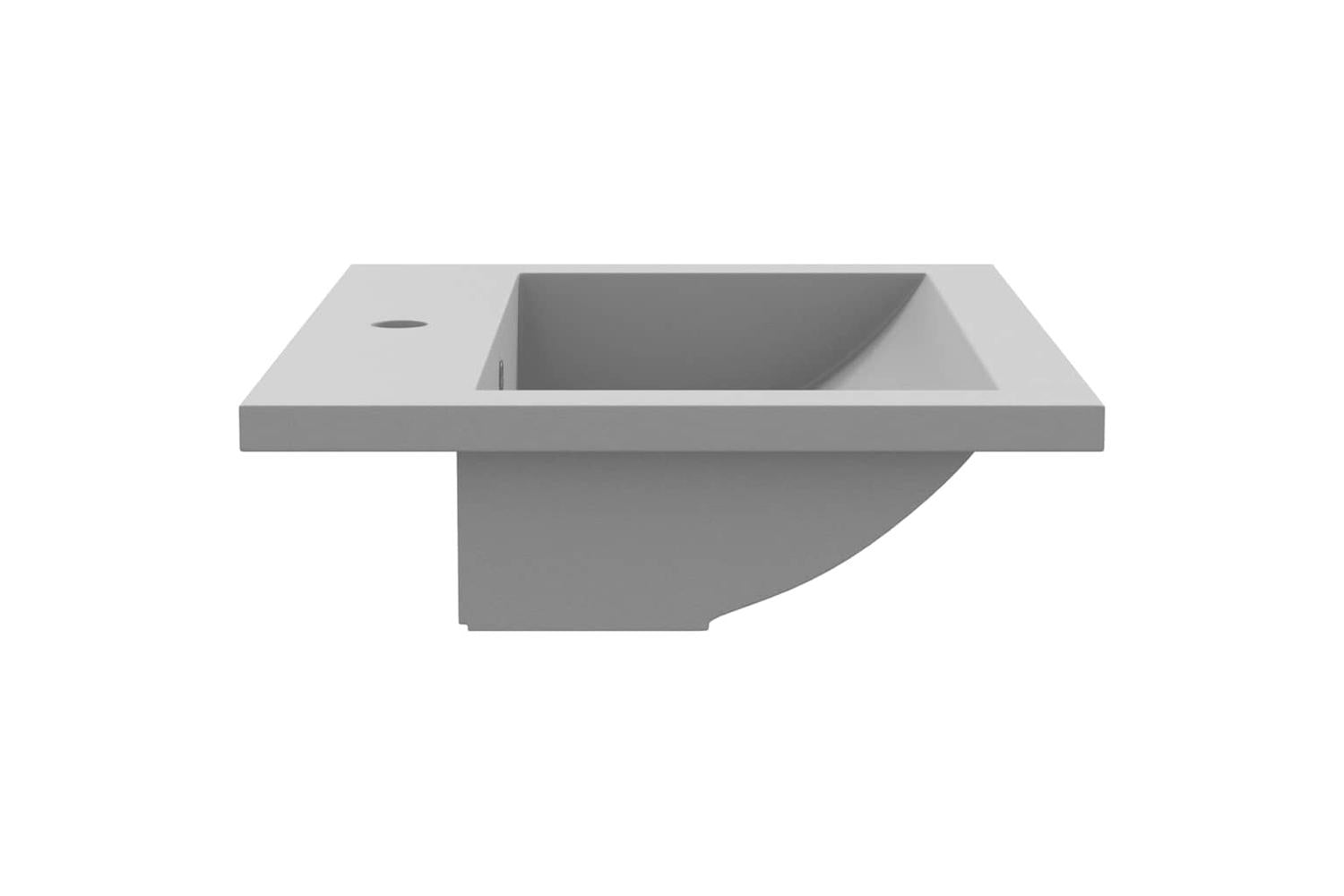 vidaXL 142963 Granite Basin 600x450x120mm Grey-6