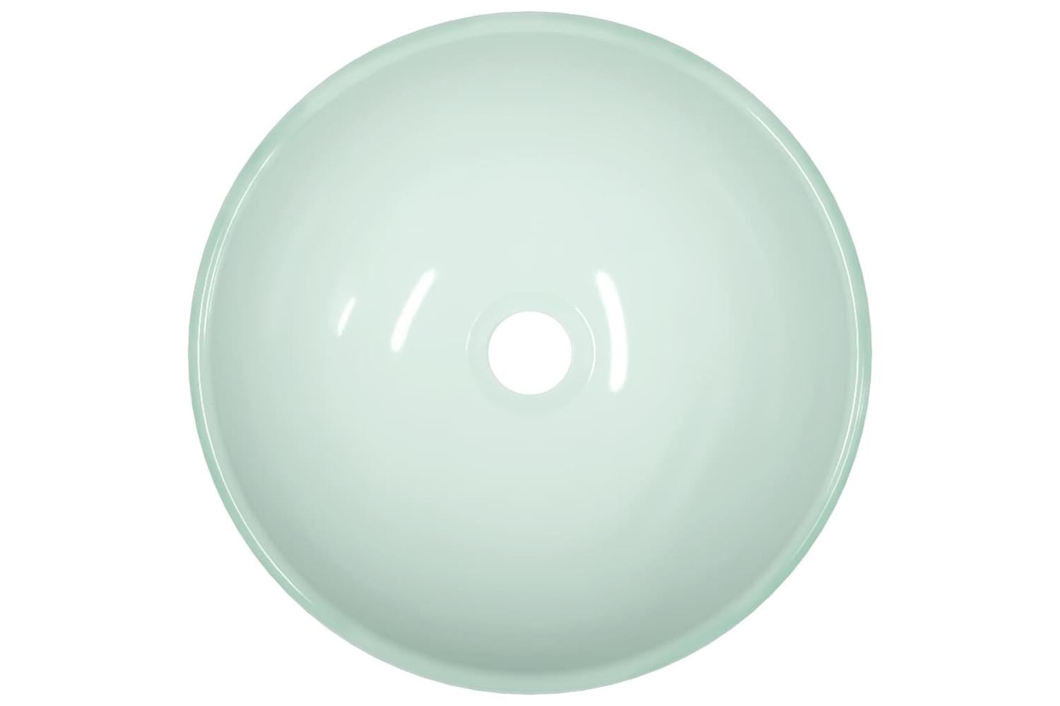 vidaXL 345252 Basin Tempered Glass 35x12cm White-3