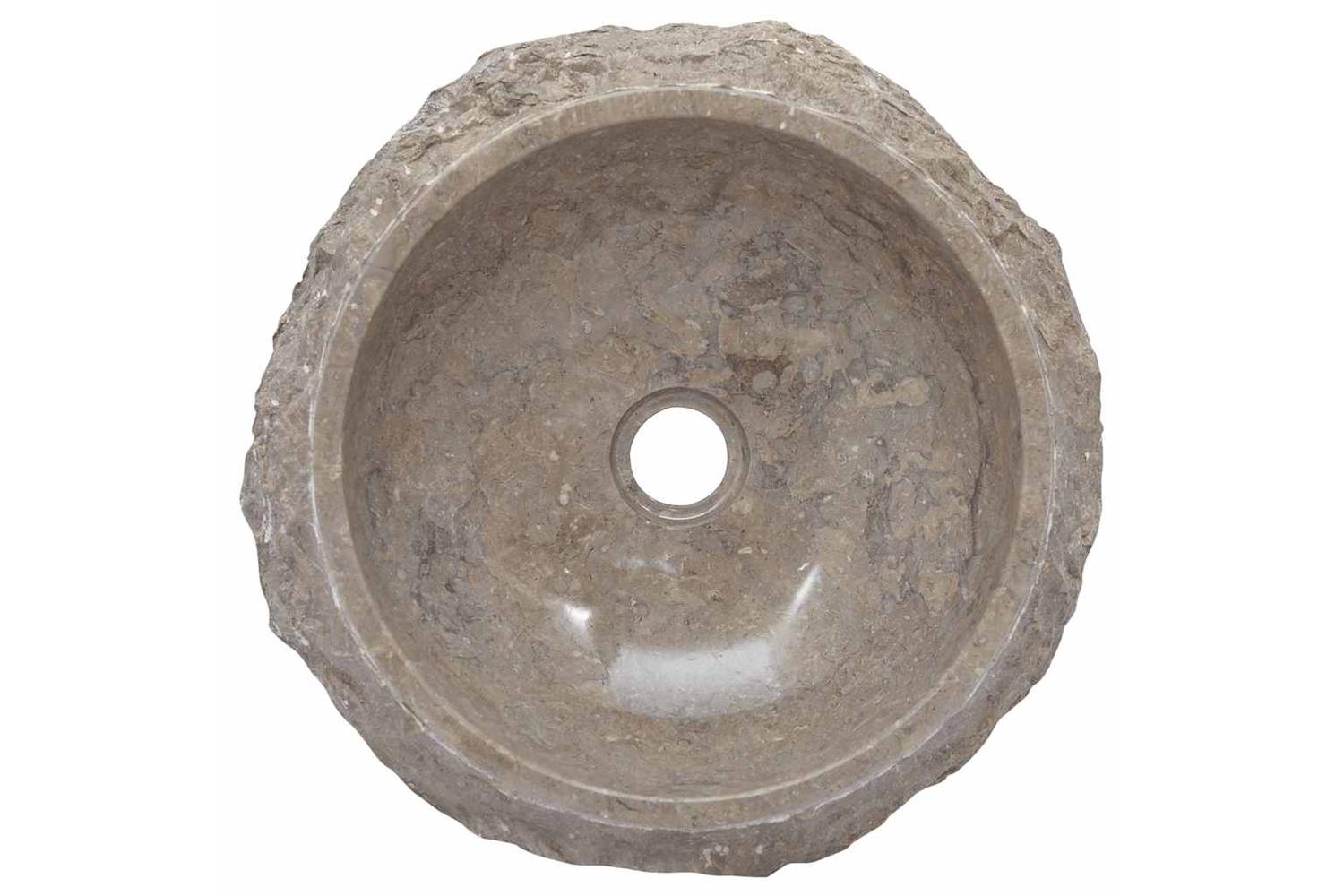 vidaXL 149158 Sink Grey ÃƒÂƒÃ‚Â˜40x12cm Marble-5