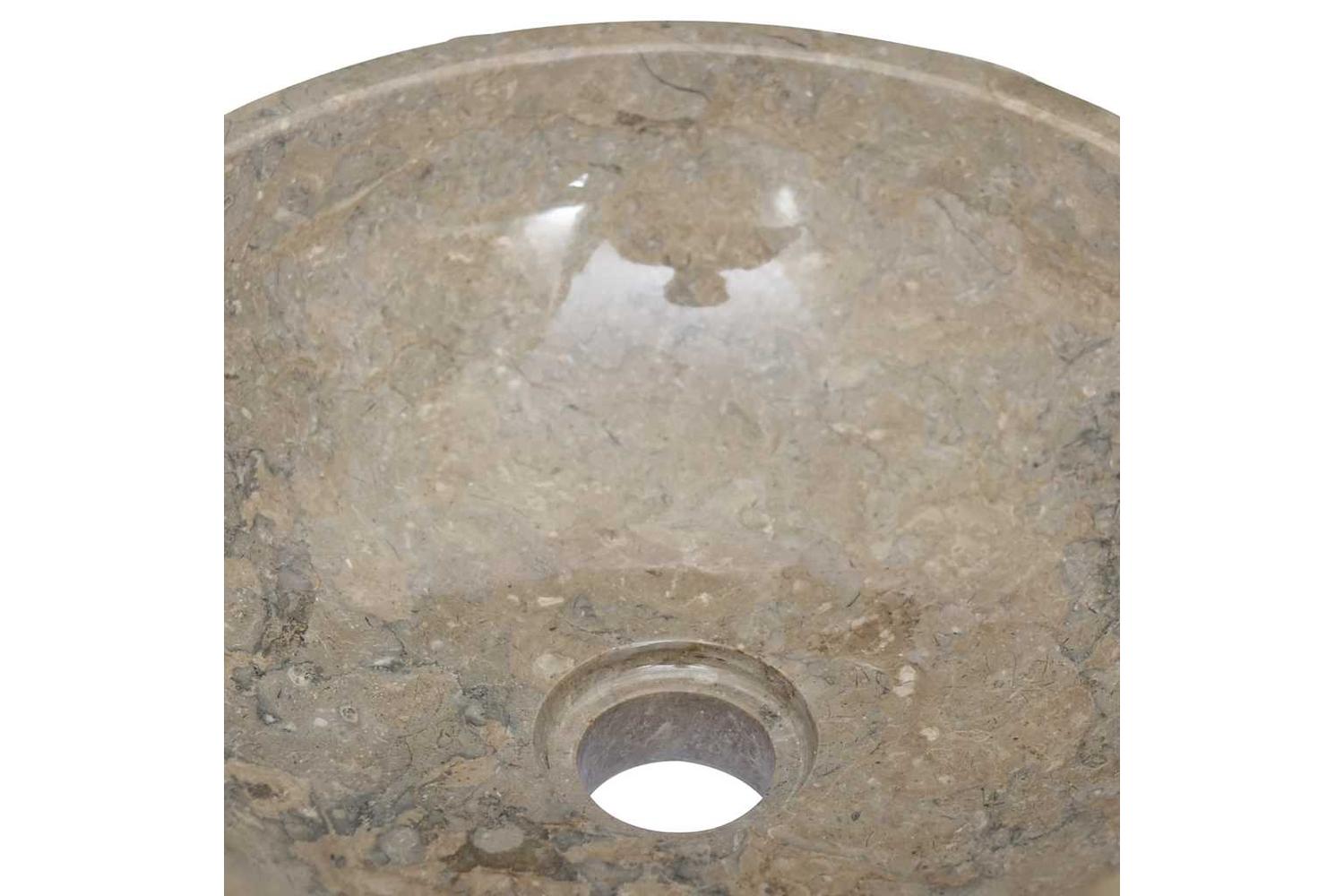 vidaXL 149158 Sink Grey ÃƒÂƒÃ‚Â˜40x12cm Marble-6