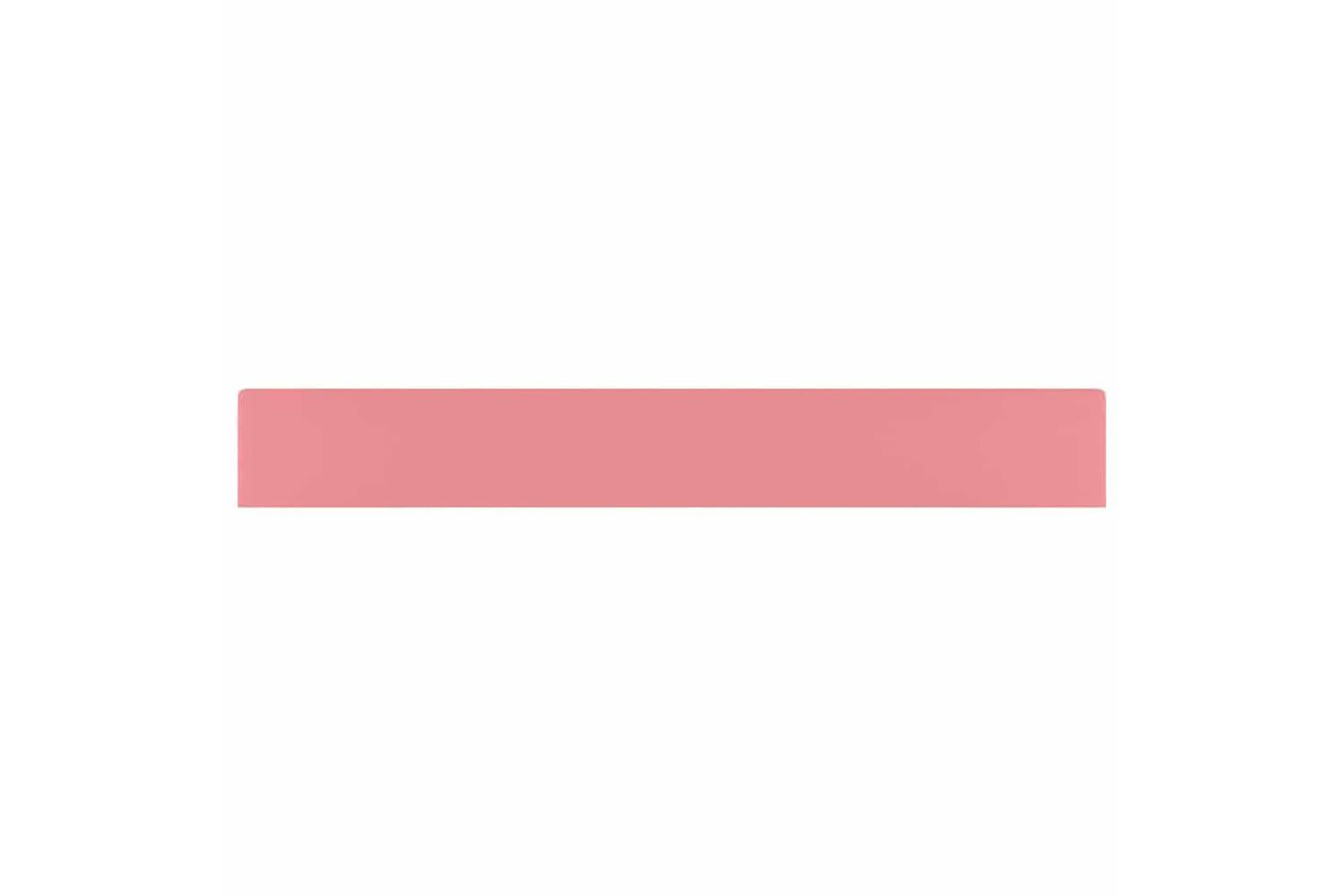 vidaXL 147021 Luxury Basin With Faucet Hole Matt Pink 60x46cm Ceramic-4