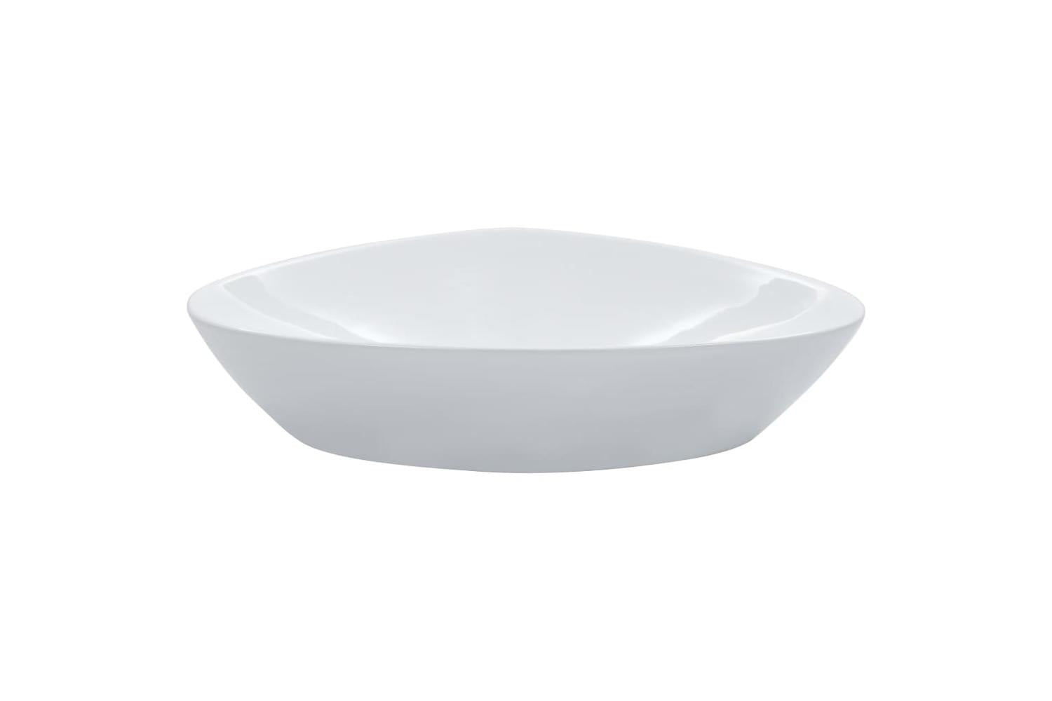 vidaXL 143901 Wash Basin 58.5x39x14cm Ceramic White-3
