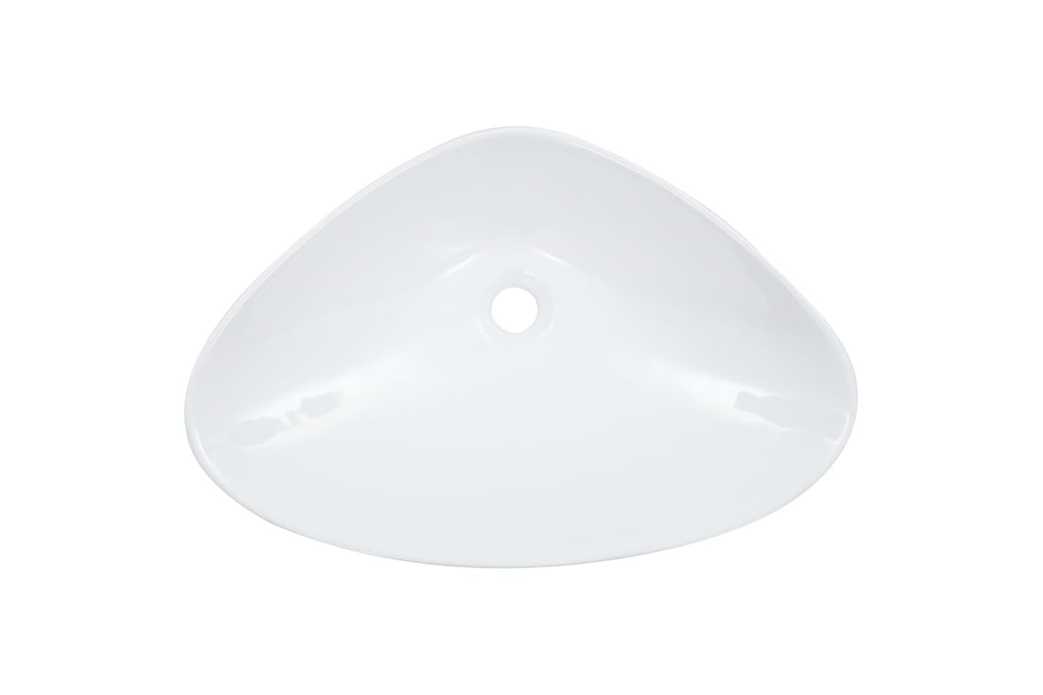 vidaXL 143901 Wash Basin 58.5x39x14cm Ceramic White-4