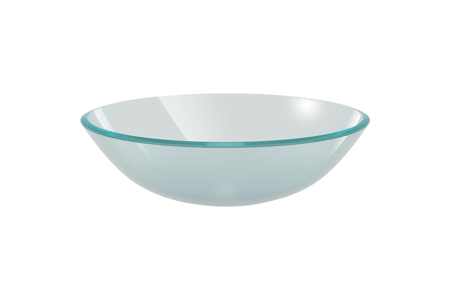 Vidaxl 3098448 Bathroom Sink With Tap And Push Drain Frosted Tempered Glass-7