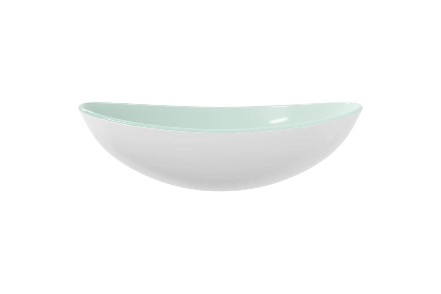 vidaXL 345256 Basin Tempered Glass 54.5x35x15.5cm White-3