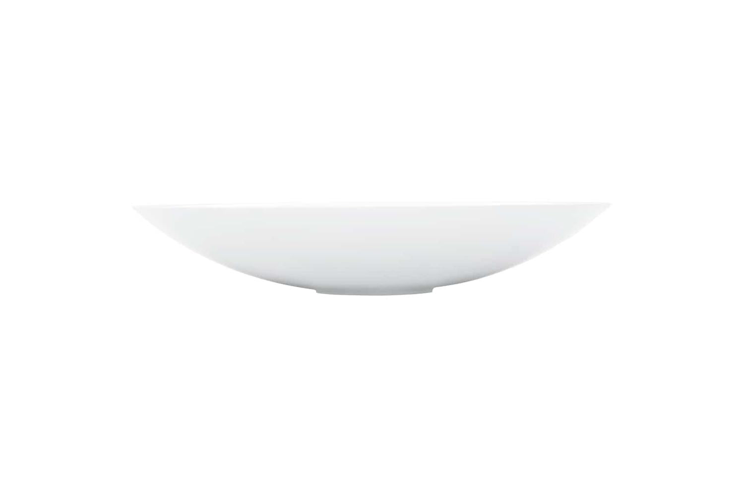 vidaXL 144069 Wash Basin 59.3x35.1x10.7cm Mineral Cast/marble Cast White-4