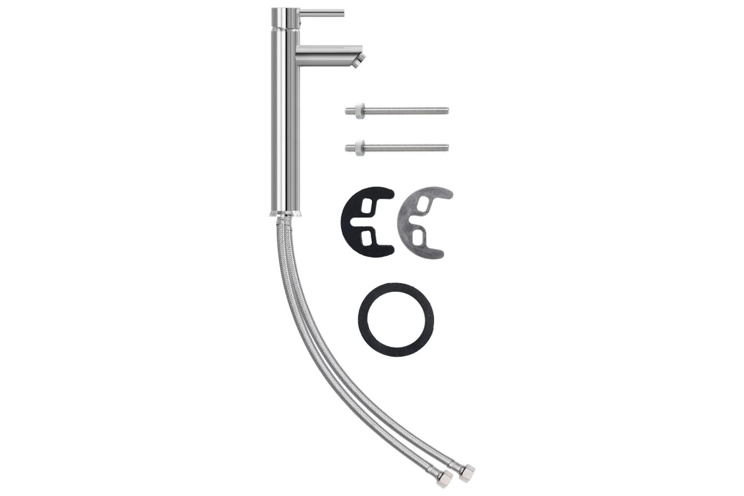 Vidaxl 3098459 Bathroom Sink With Tap And Push Drain Gold Tempered Glass-5