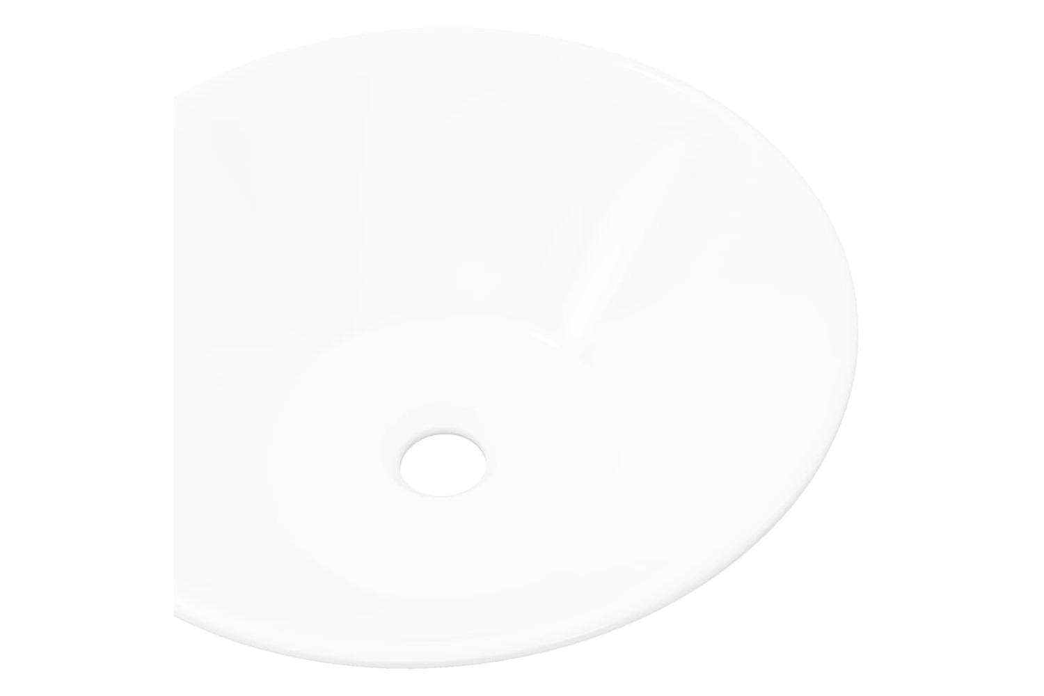 Vidaxl 140706 Bathroom Porcelain Ceramic Sink Art Basin Bowl White-4