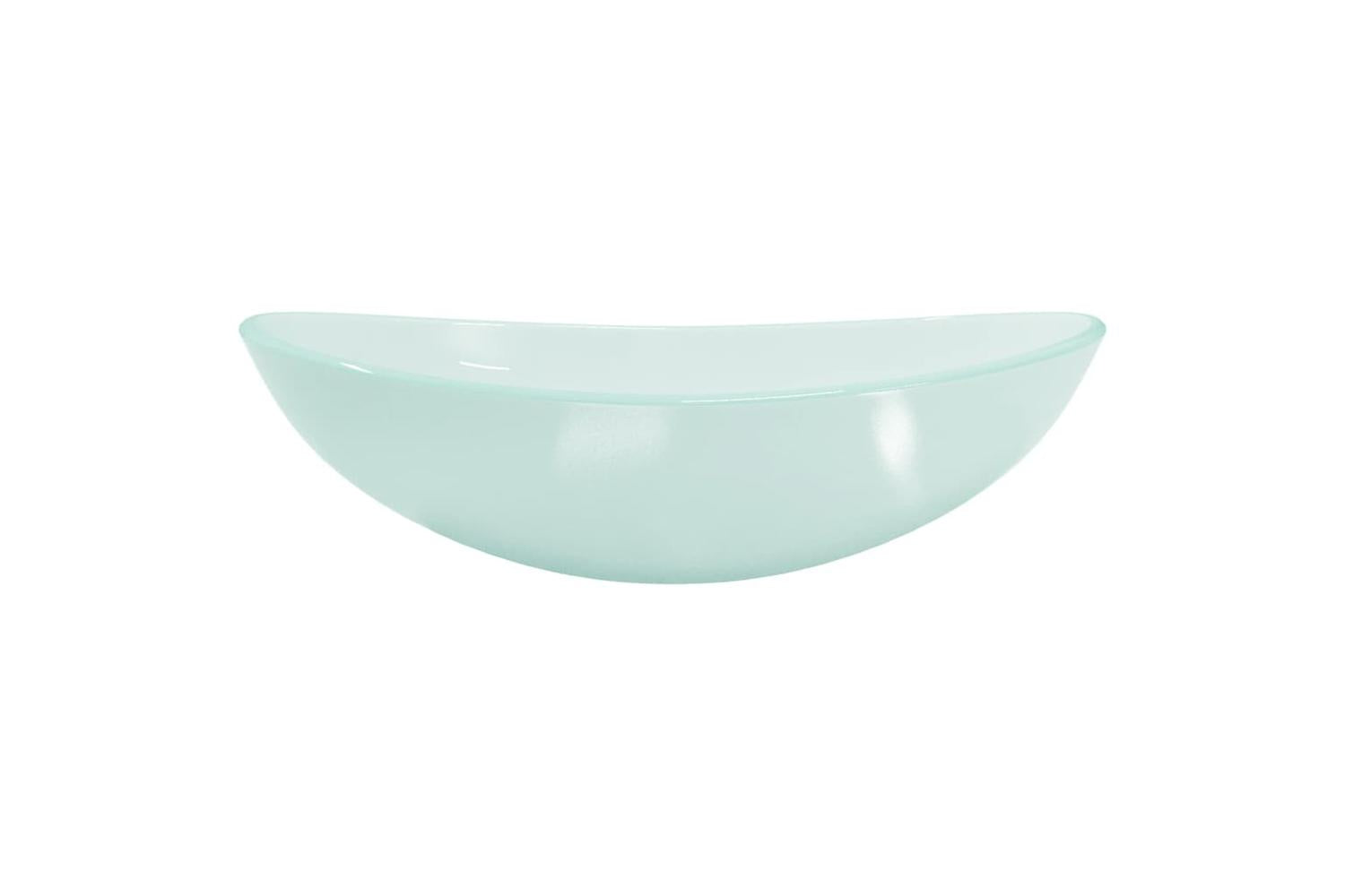vidaXL 345244 Basin Tempered Glass 54.5x35x15.5cm Frosted-3