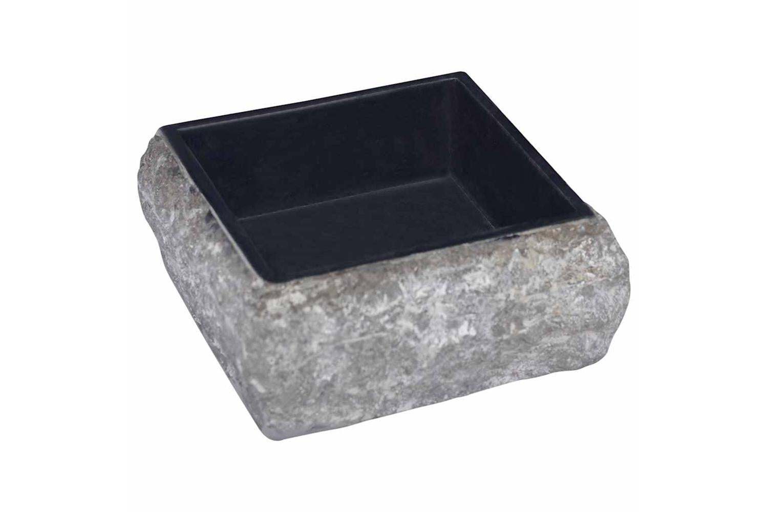 Vidaxl Sink Black 30x30x13 Cm Marble-5