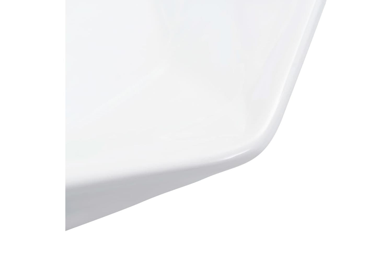 vidaXL 143913 Wash Basin 41x36.5x12cm Ceramic White-5