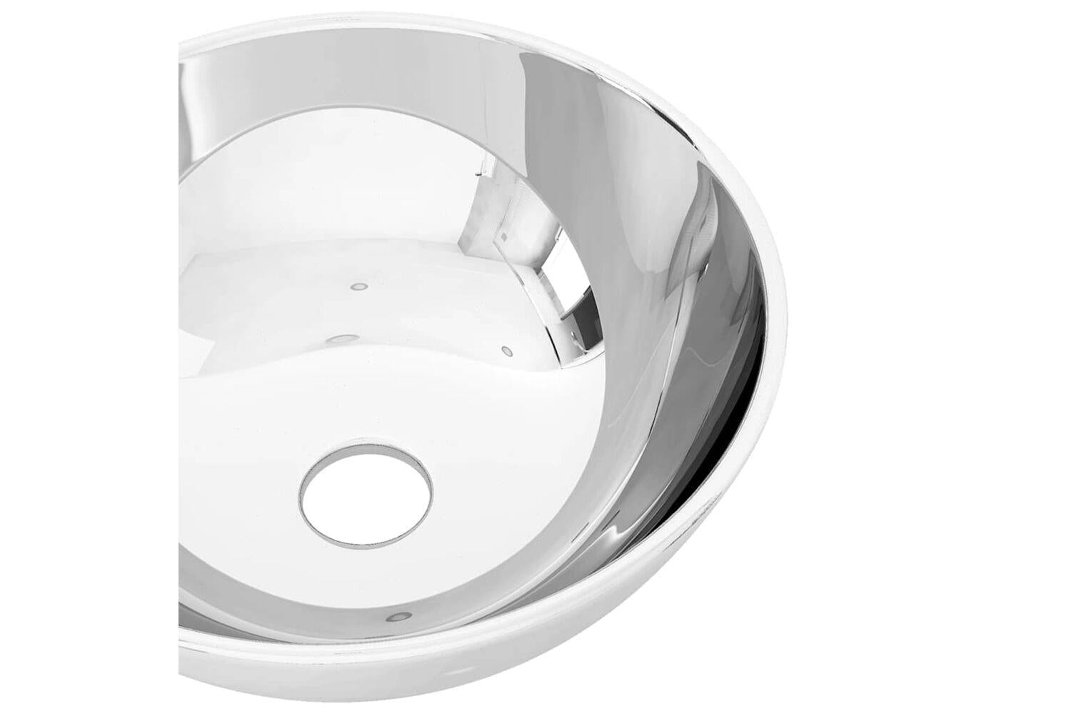 vidaXL 143489 Wash Basin 28x10cm Ceramic Silver-5