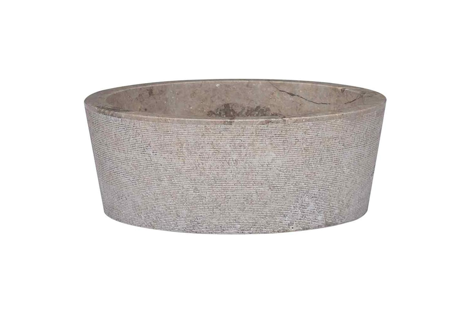 vidaXL 149179 Sink Grey ÃƒÂƒÃ‚Â˜40x15cm Marble