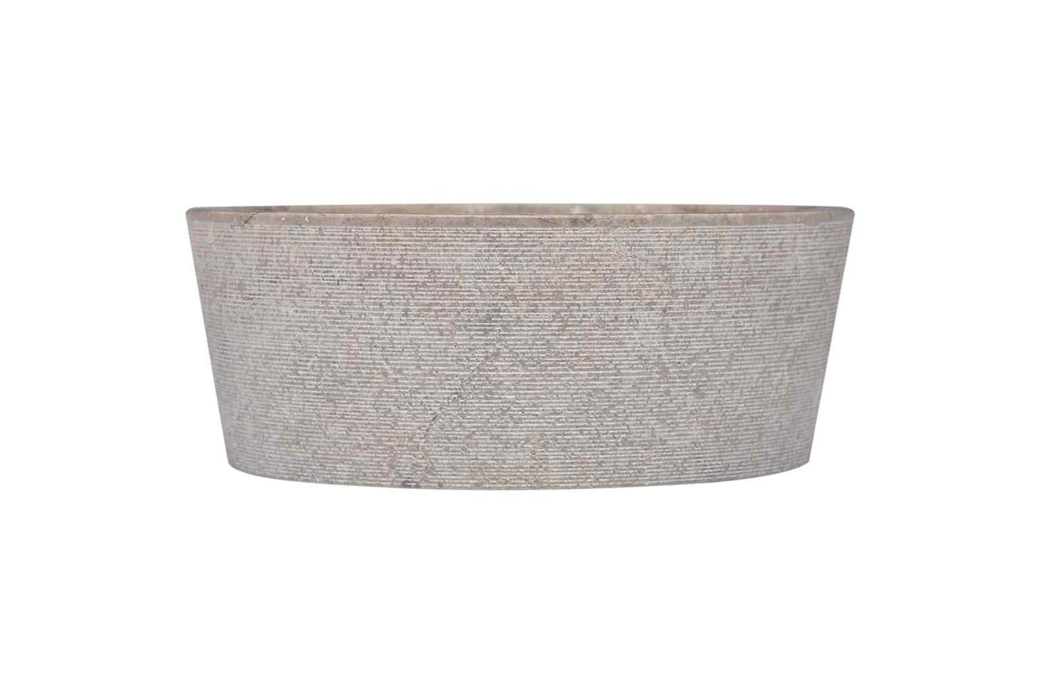 vidaXL 149179 Sink Grey ÃƒÂƒÃ‚Â˜40x15cm Marble-4