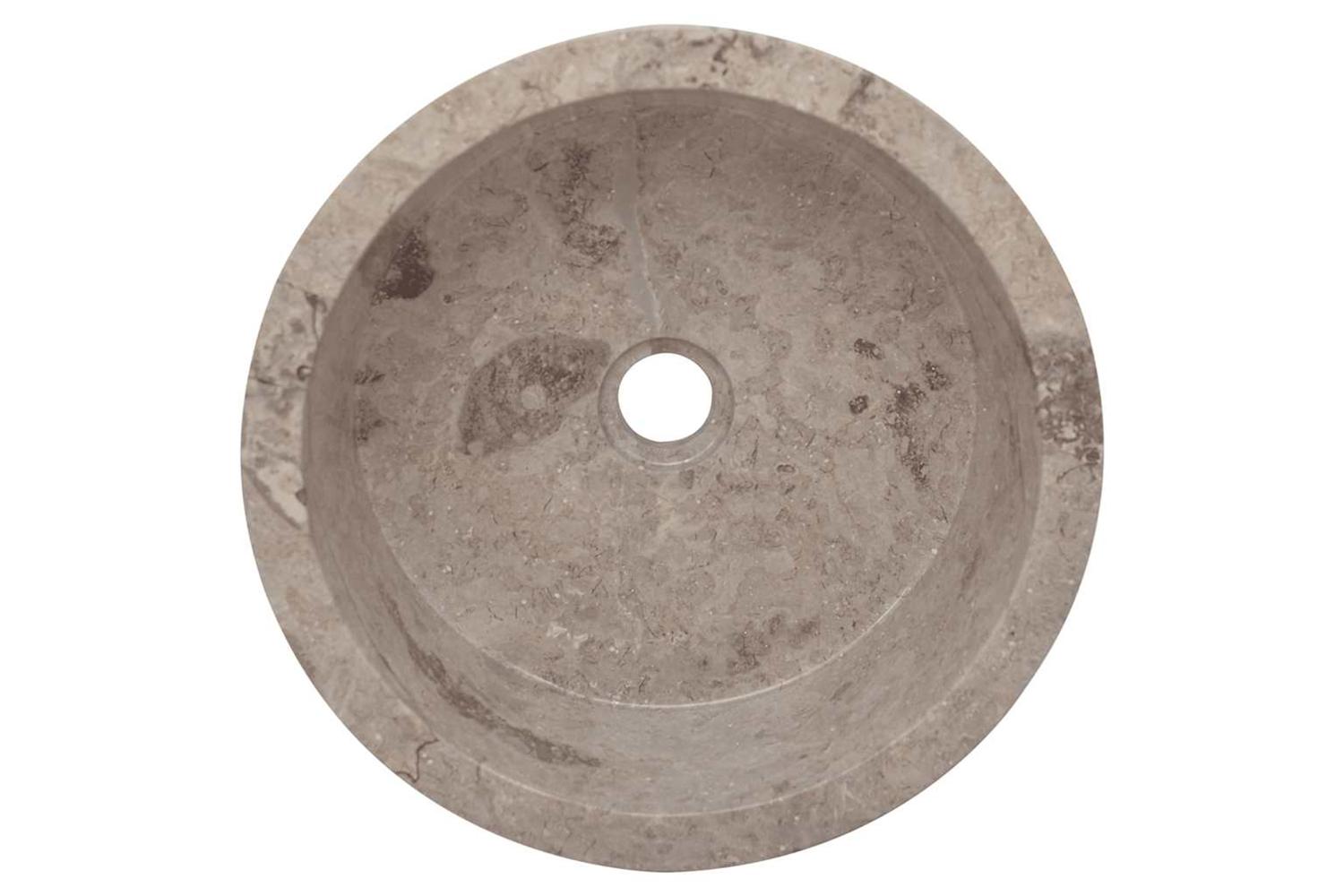 vidaXL 149179 Sink Grey ÃƒÂƒÃ‚Â˜40x15cm Marble-5