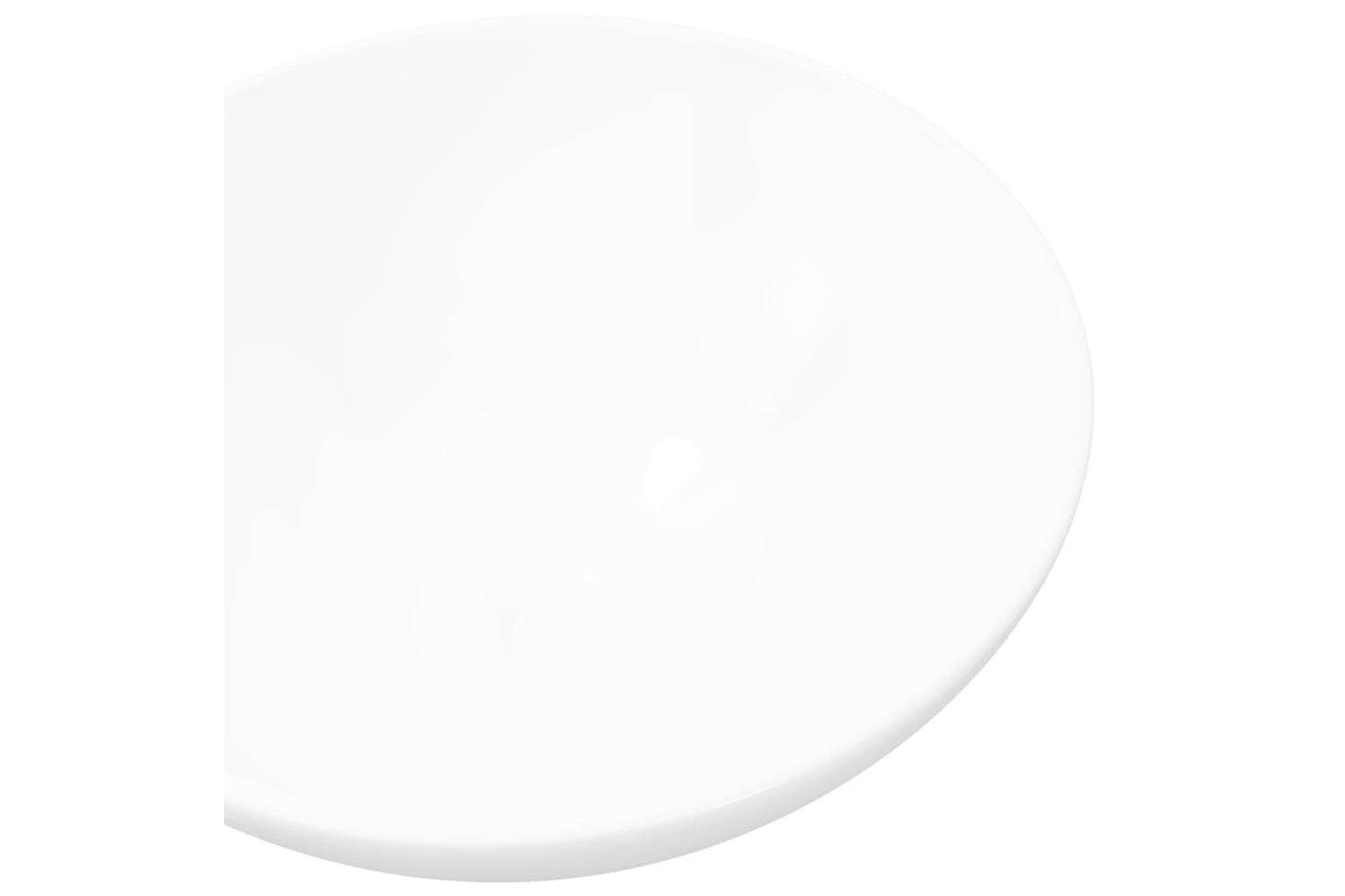 Vidaxl 141928 Ceramic Bathroom Sink Basin White Round-3