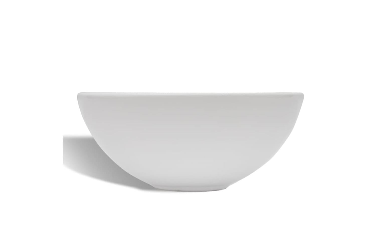 Vidaxl 275494 Bathroom Basin With Mixer Tap Ceramic Round White-5