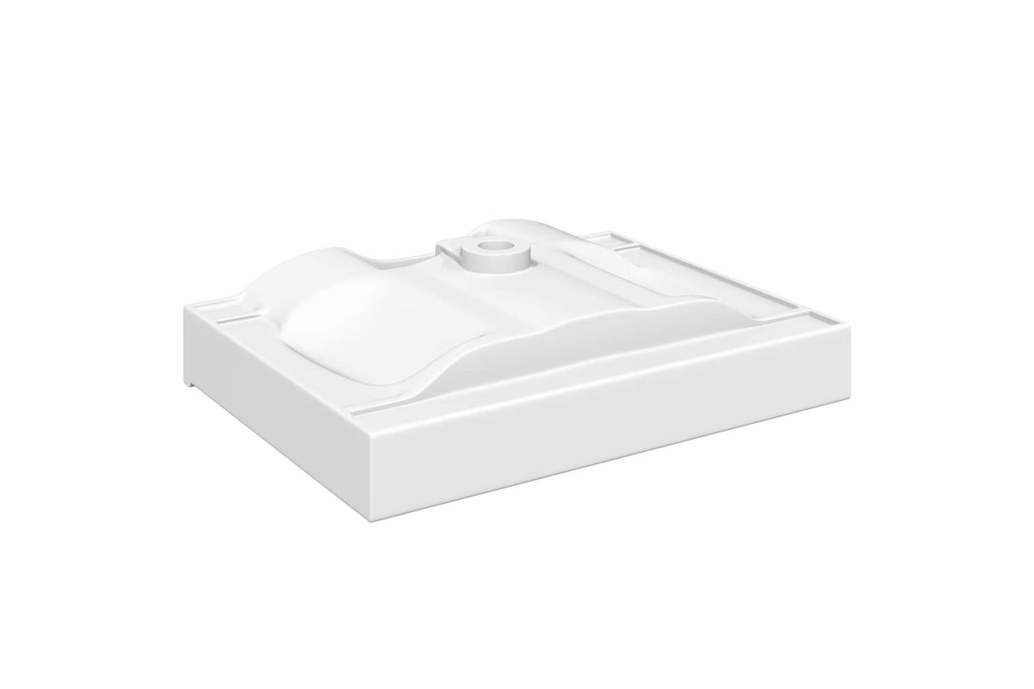 vidaXL 140686 Rectangular Ceramic Basin Sink White With Faucet Hole 60x46cm-4