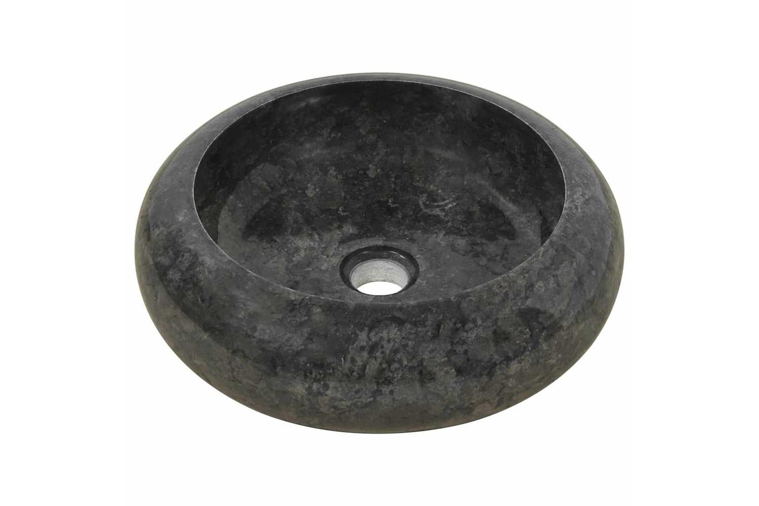 vidaXL 142766 Sink 40x12cm Marble Black-4