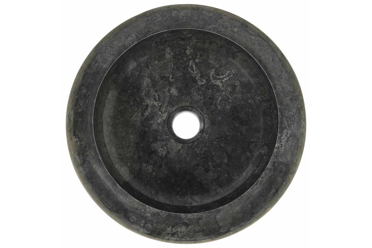 vidaXL 142766 Sink 40x12cm Marble Black-5