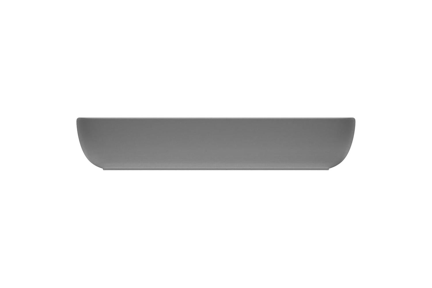 vidaXL 146961 Luxury Basin Rectangular Matt Dark Grey 71x38cm Ceramic-4