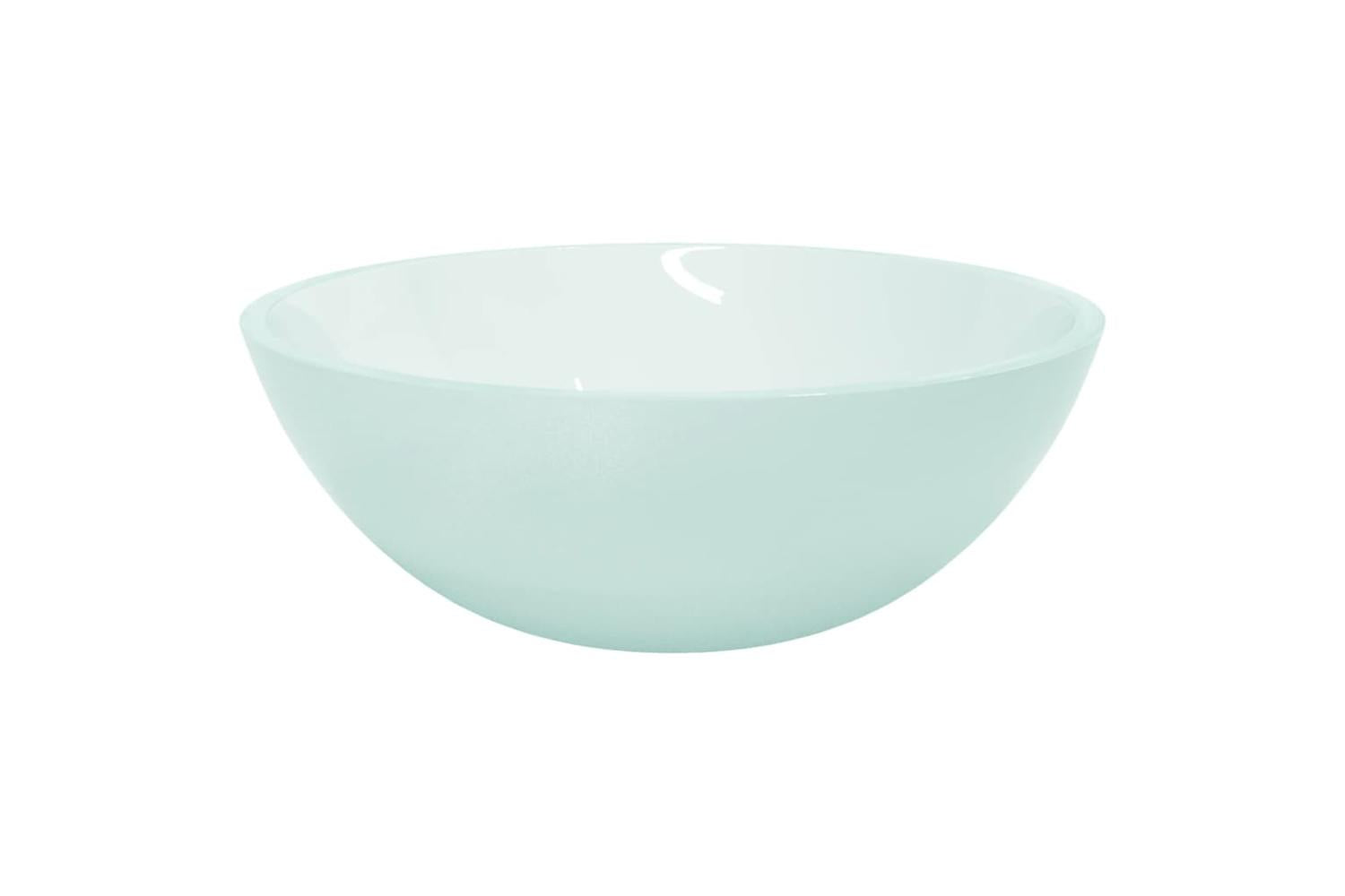 vidaXL 345243 Basin Glass 50x37x14cm Frosted-4