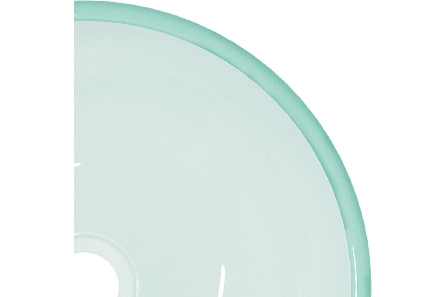 vidaXL 345241 Basin Tempered Glass 30x12cm Frosted-4