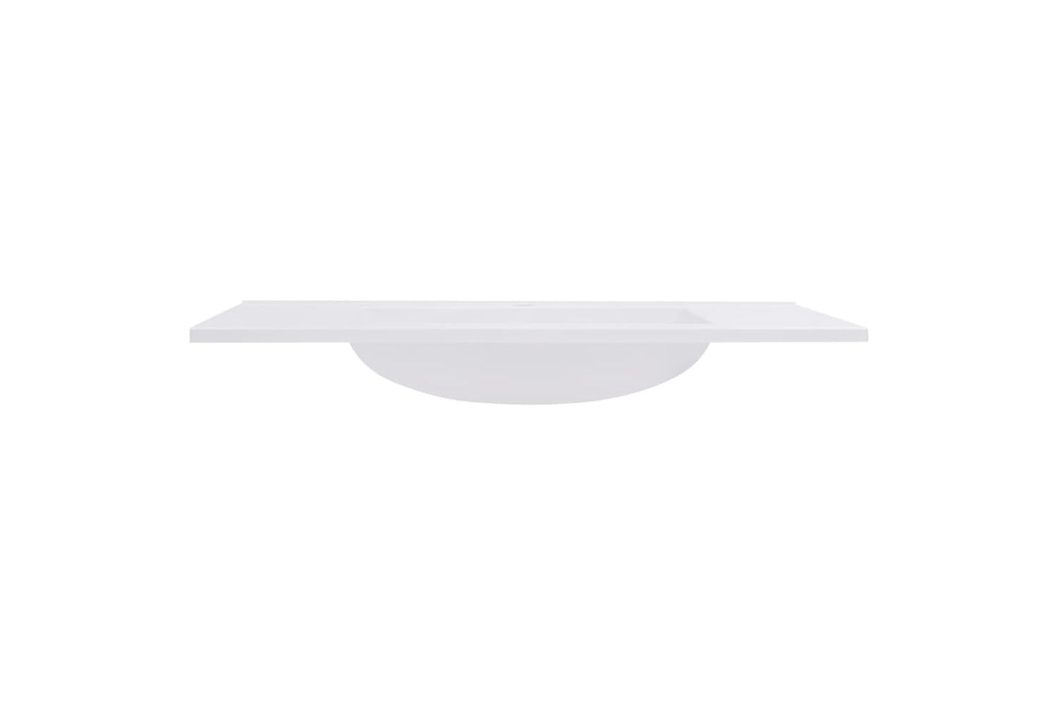 vidaXL 146517 Built-in Wash Basin 800x460x130mm Smc White-3