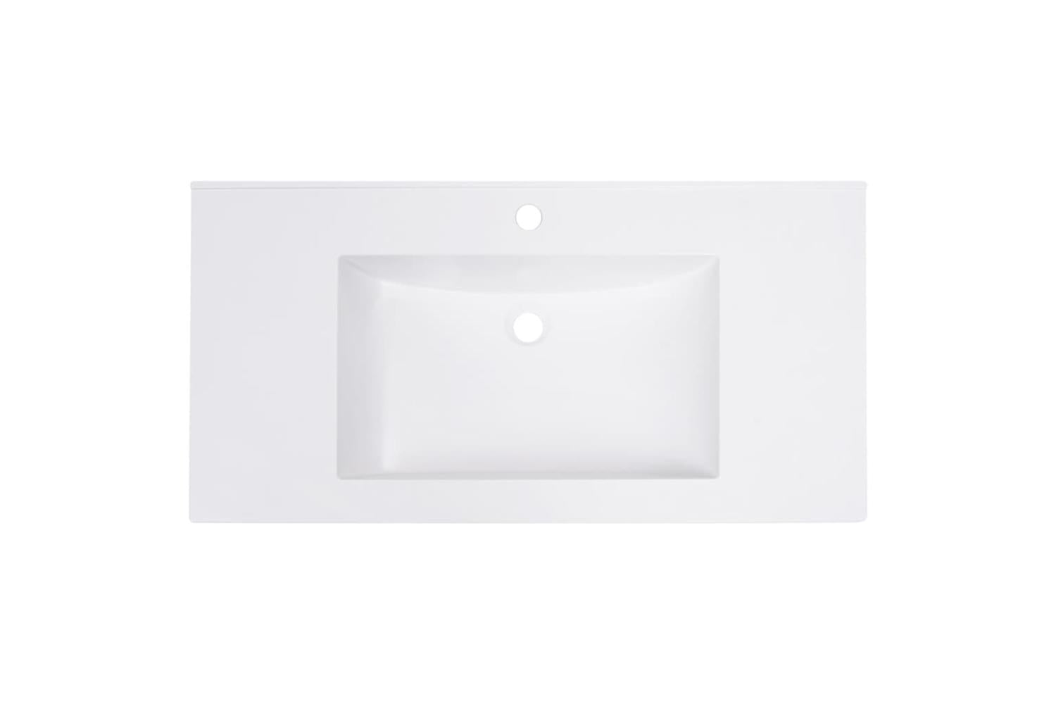 vidaXL 146517 Built-in Wash Basin 800x460x130mm Smc White-4
