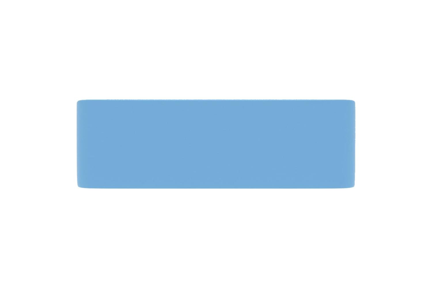 vidaXL 147044 Luxury Wash Basin Matt Light Blue 41x30x12cm Ceramic-4