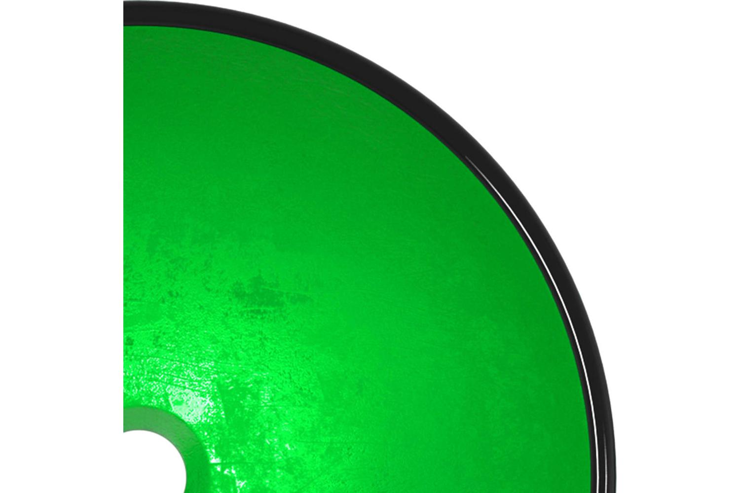 vidaXL 345264 Basin Tempered Glass 42x14cm Green-4