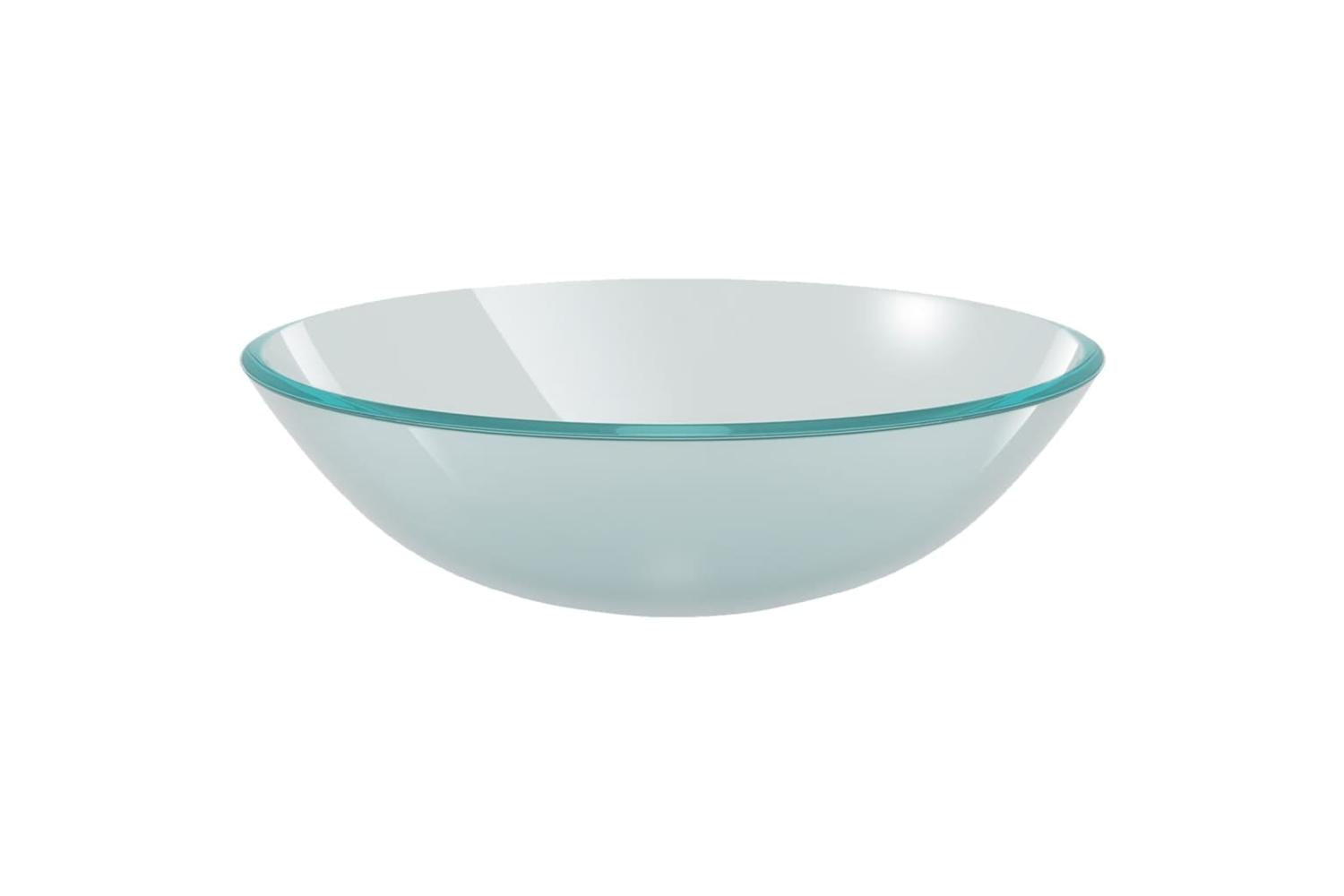 Vidaxl 3098447 Bathroom Sink With Tap And Push Drain Frosted Tempered Glass-7