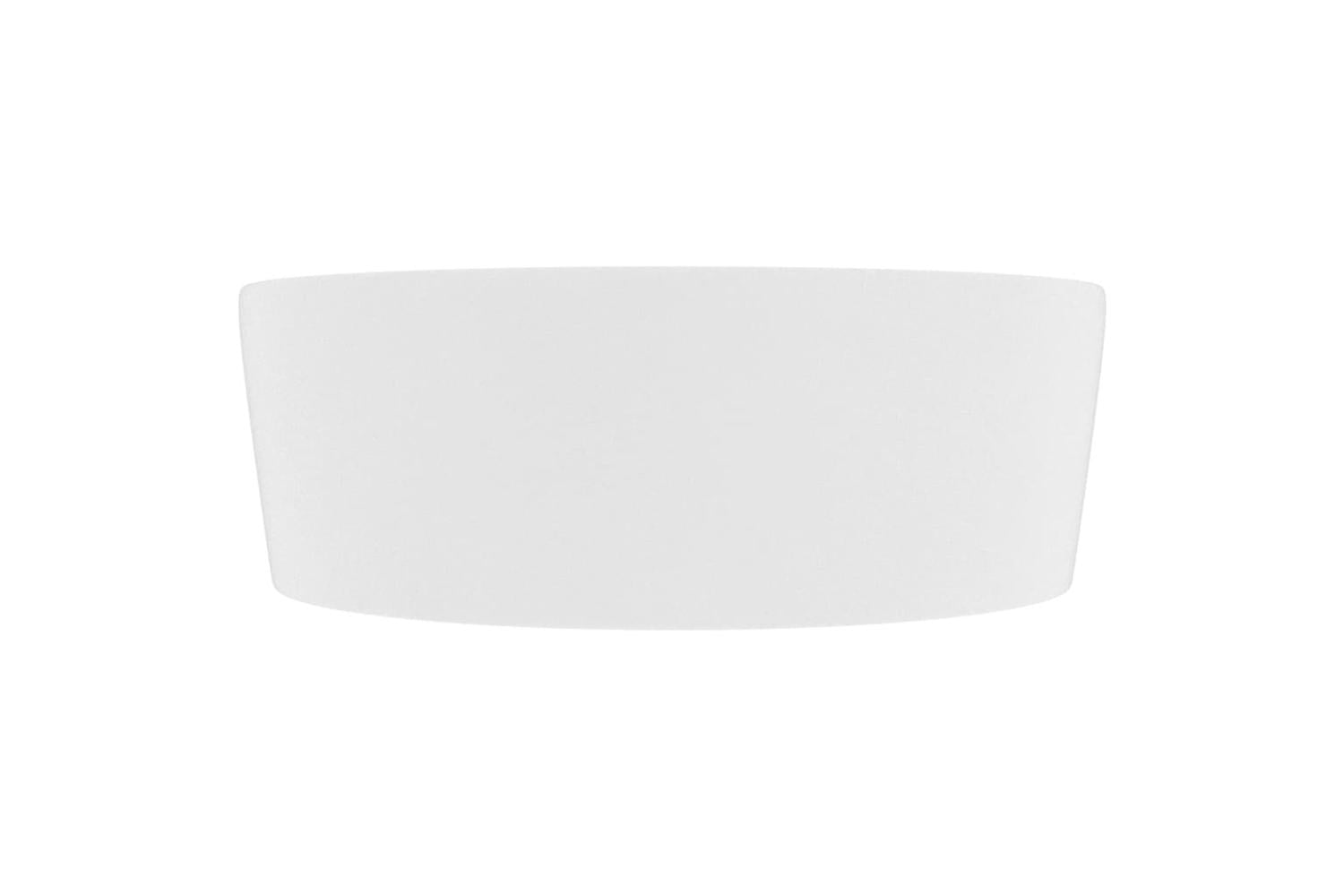 vidaXL 147031 Luxury Wash Basin With Overflow Matt White 36x13cm Ceramic-4