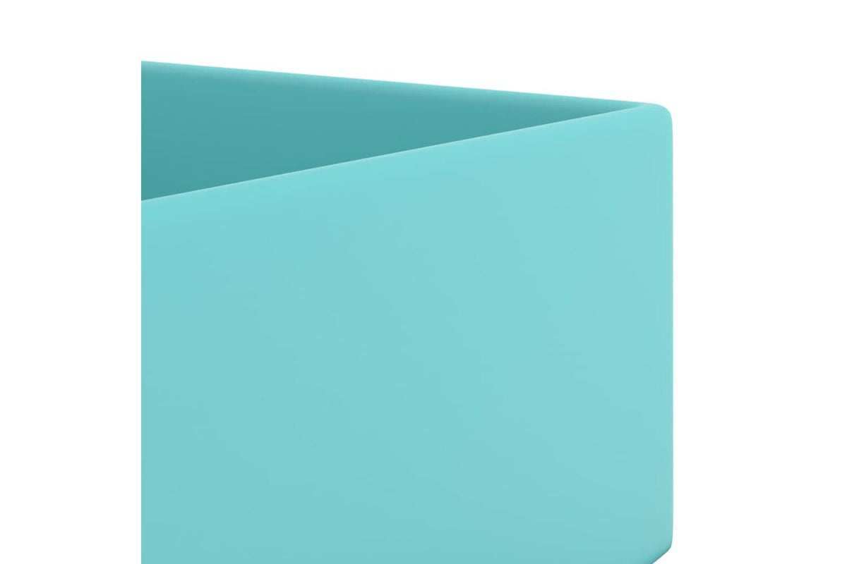 Vidaxl 146991 Bathroom Sink With Overflow Ceramic Light Green-6