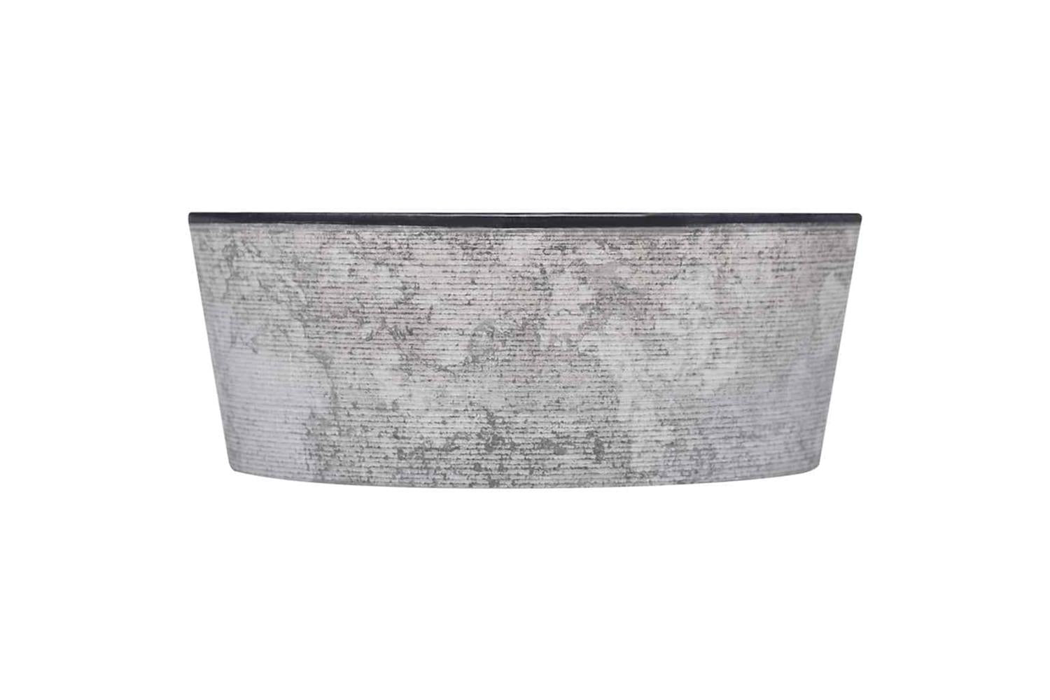 Vidaxl Sink Black Ã˜40x15 Cm Marble-4
