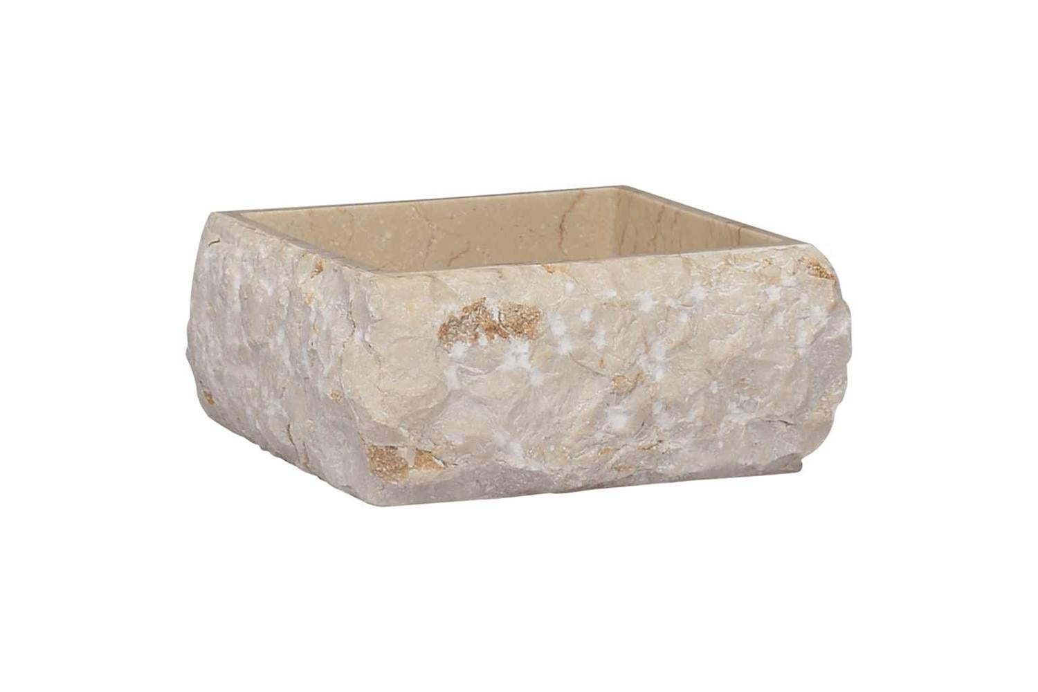 Vidaxl Sink Cream 30x30x13 Cm Marble