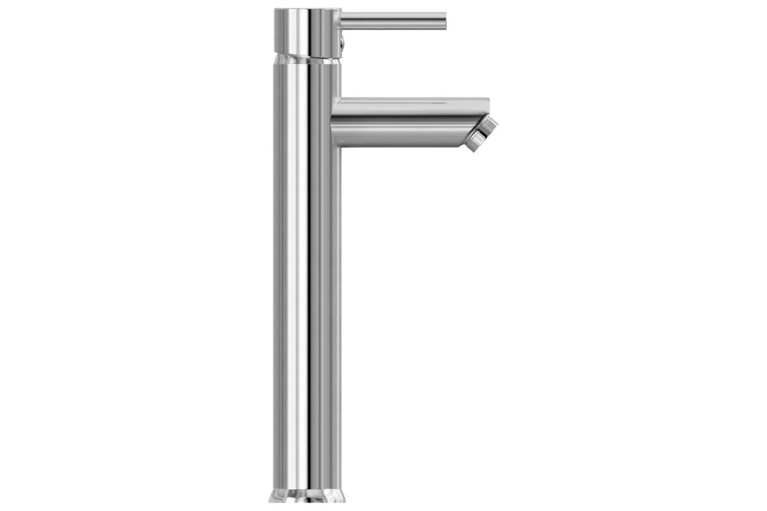 Vidaxl 3098449 Bathroom Sink With Tap And Push Drain Black Tempered Glass-4