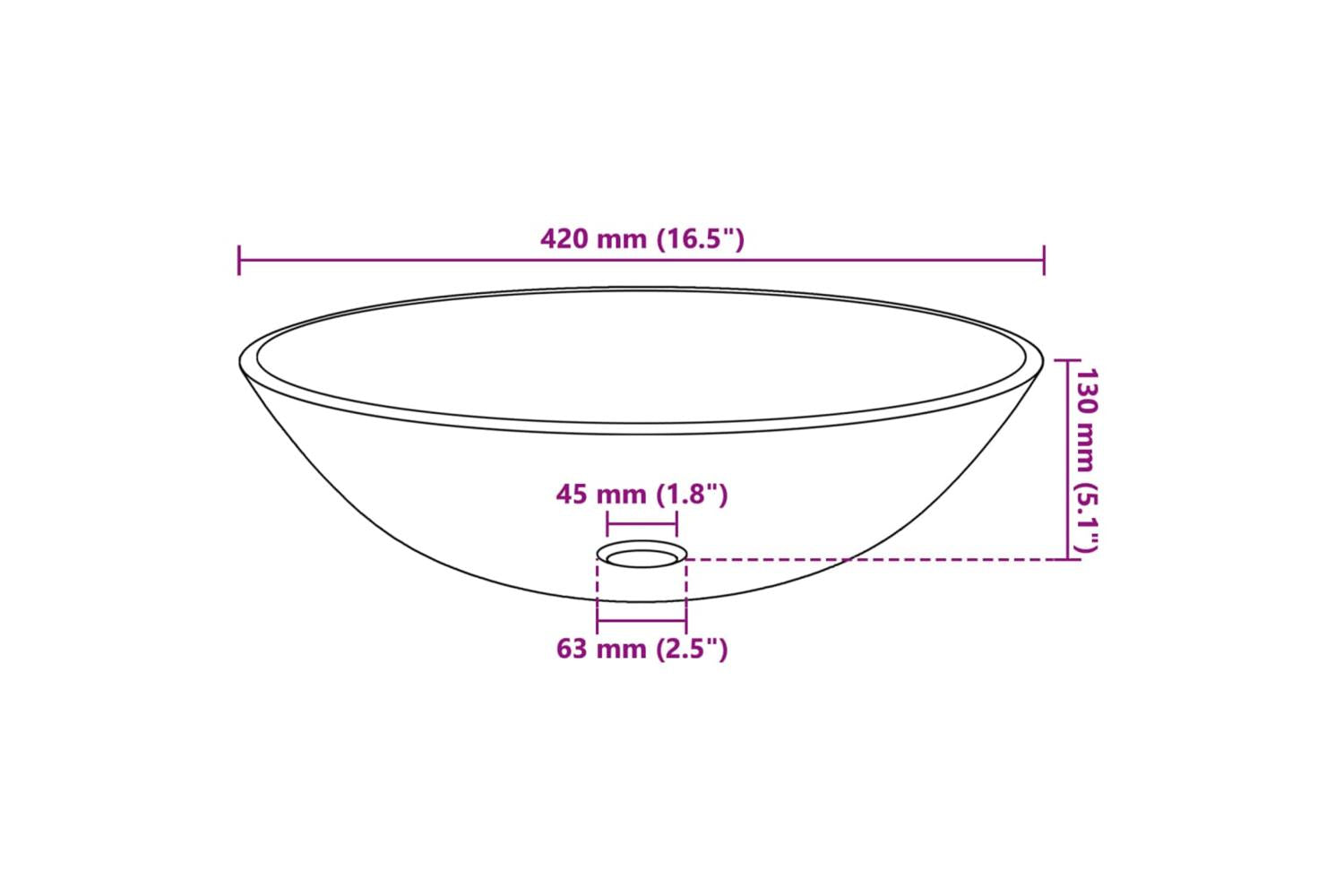 Vidaxl 3098449 Bathroom Sink With Tap And Push Drain Black Tempered Glass-10