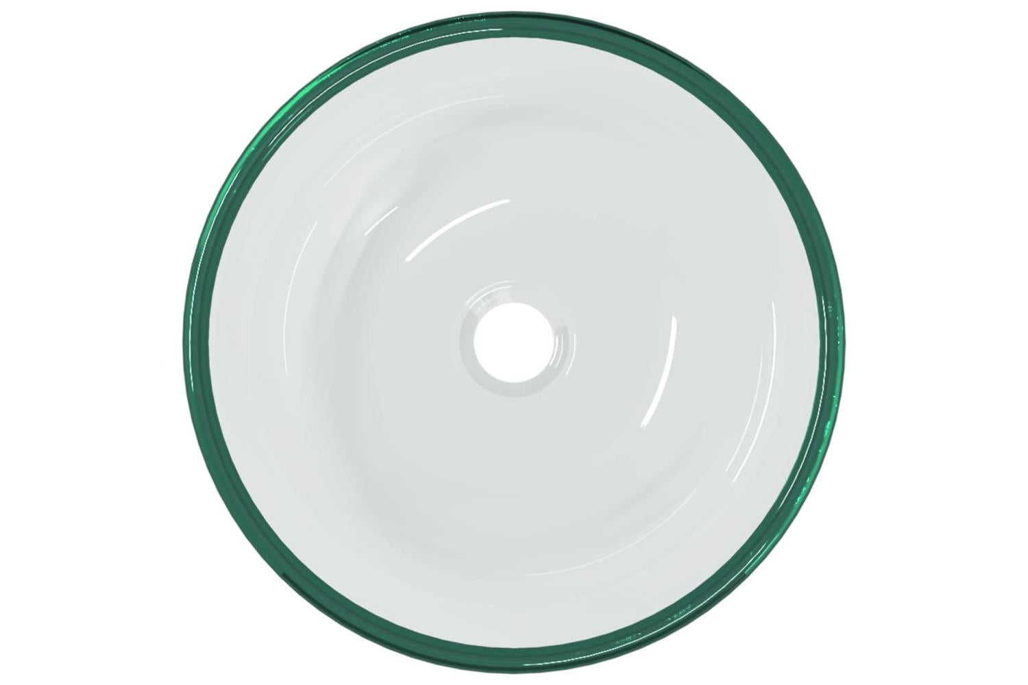 vidaXL 345234 Basin Tempered Glass 35x12cm Transparent-3