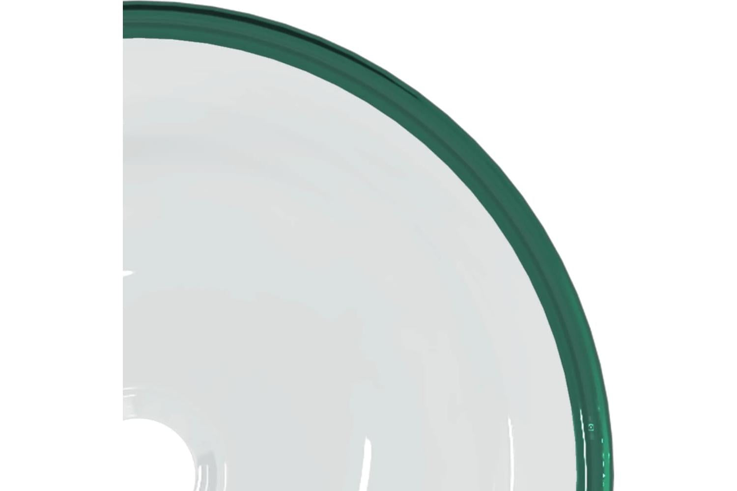 vidaXL 345234 Basin Tempered Glass 35x12cm Transparent-4