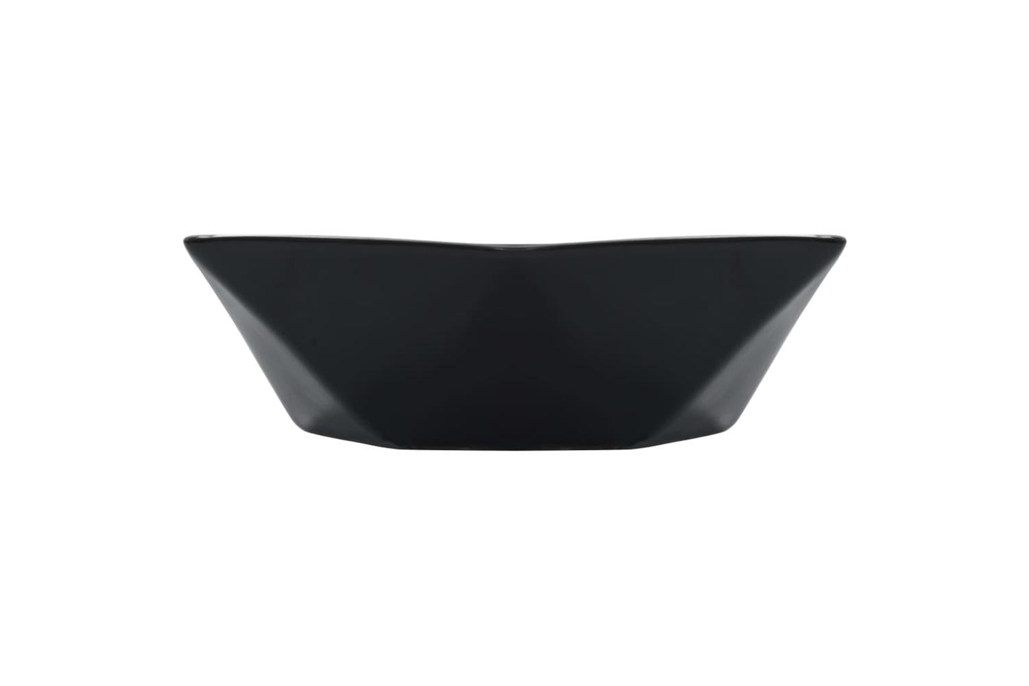 vidaXL 143914 Wash Basin 41x36.5x12cm Ceramic Black-4