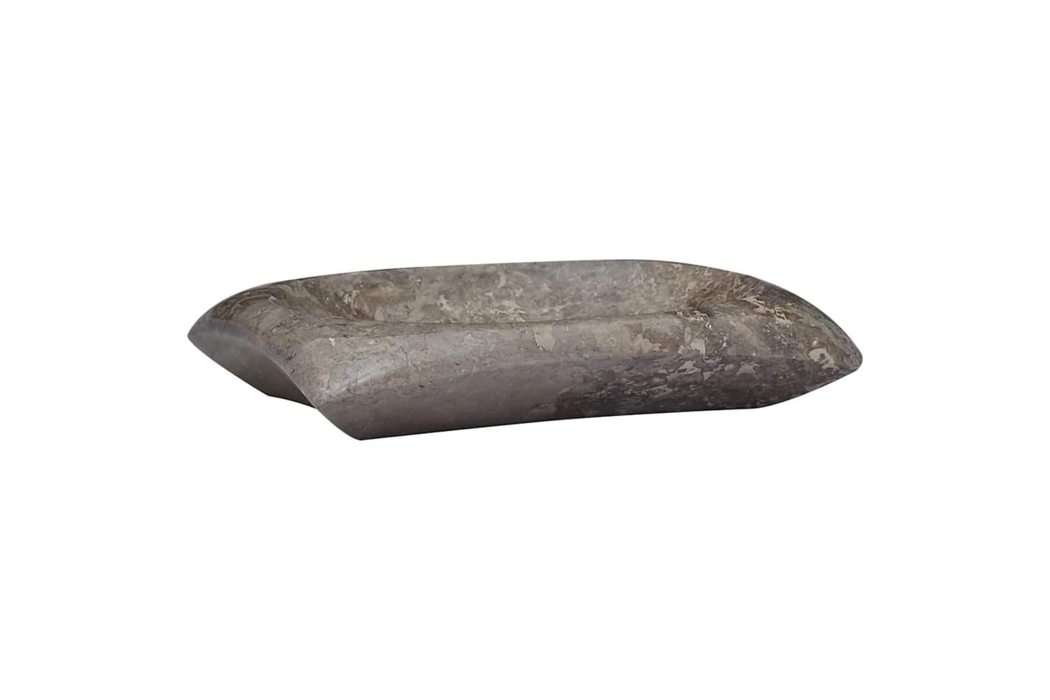 vidaXL 149167 Sink Grey 50x35x10cm Marble-2