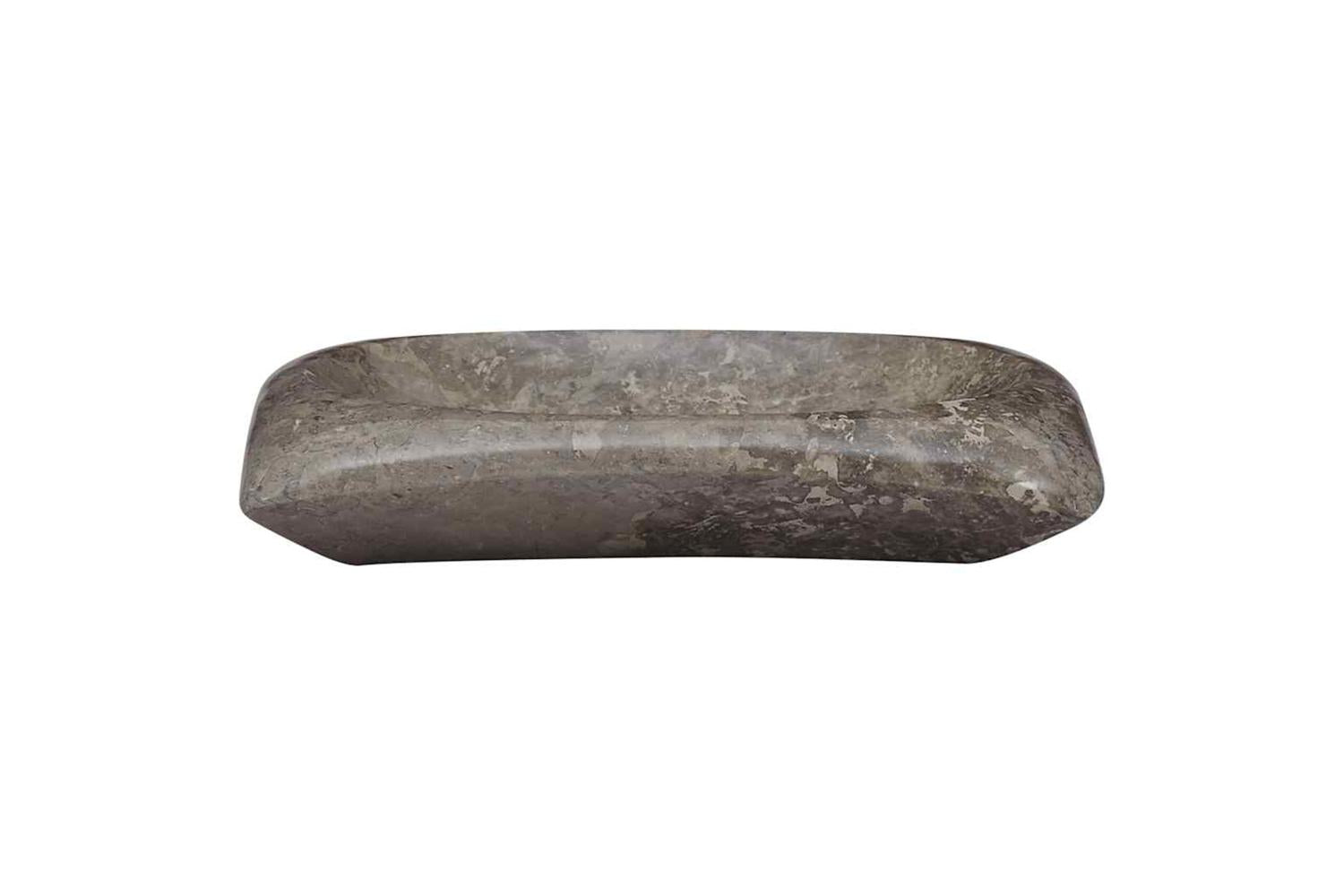 vidaXL 149167 Sink Grey 50x35x10cm Marble-3