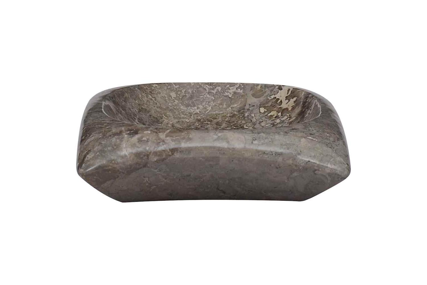 vidaXL 149167 Sink Grey 50x35x10cm Marble-4
