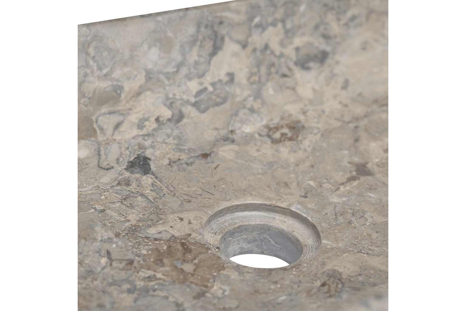 Vidaxl Sink Grey 50x35x10 Cm Marble-6