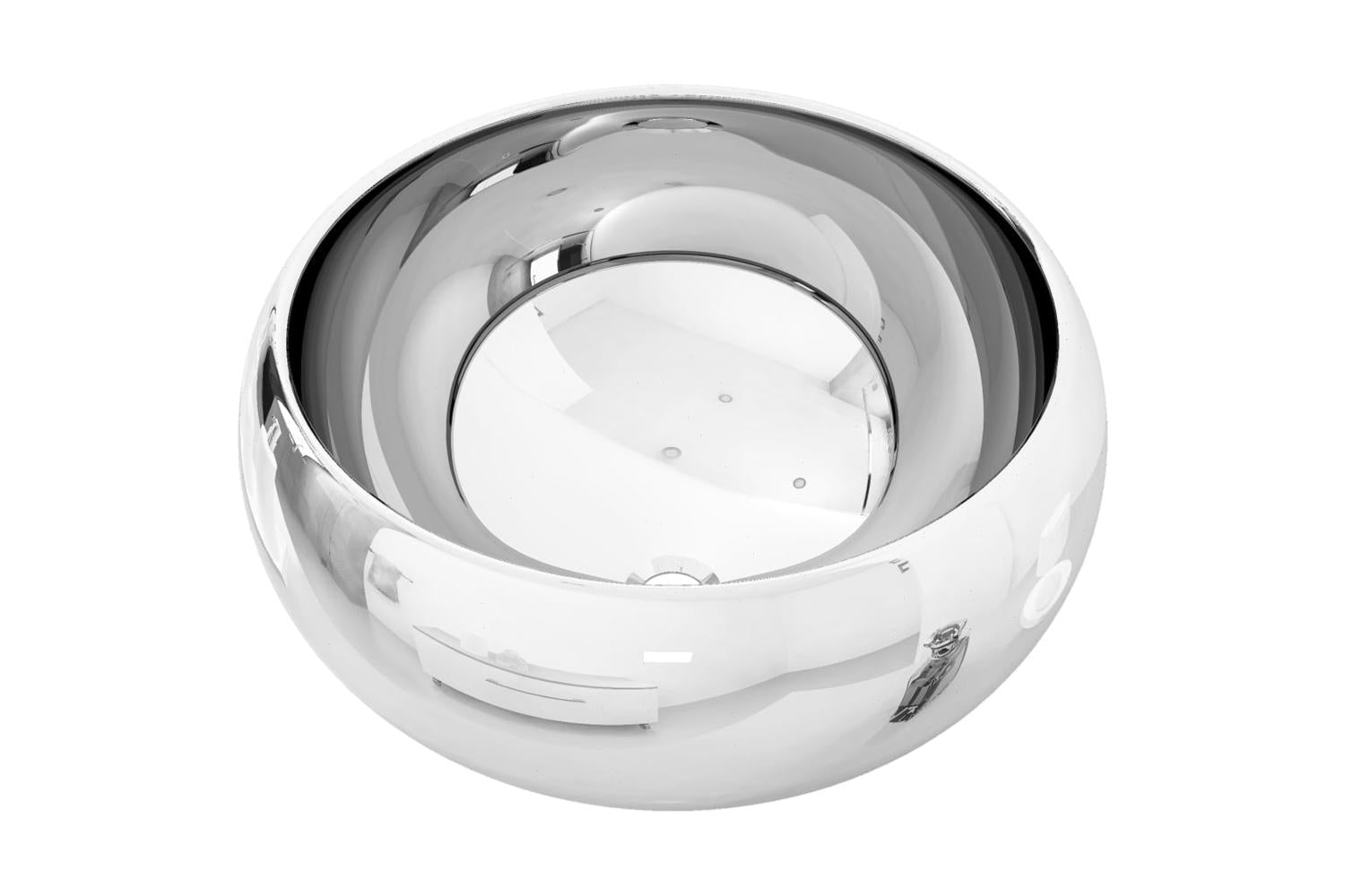 vidaXL 143497 Wash Basin 40x15cm Ceramic Silver