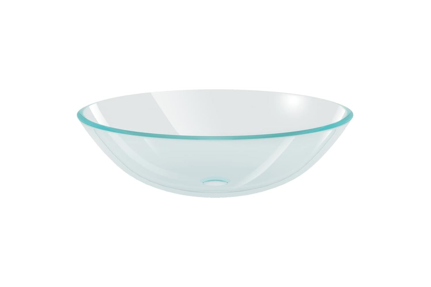 Vidaxl 142229 Basin Tempered Glass 42 Cm Transparent-2